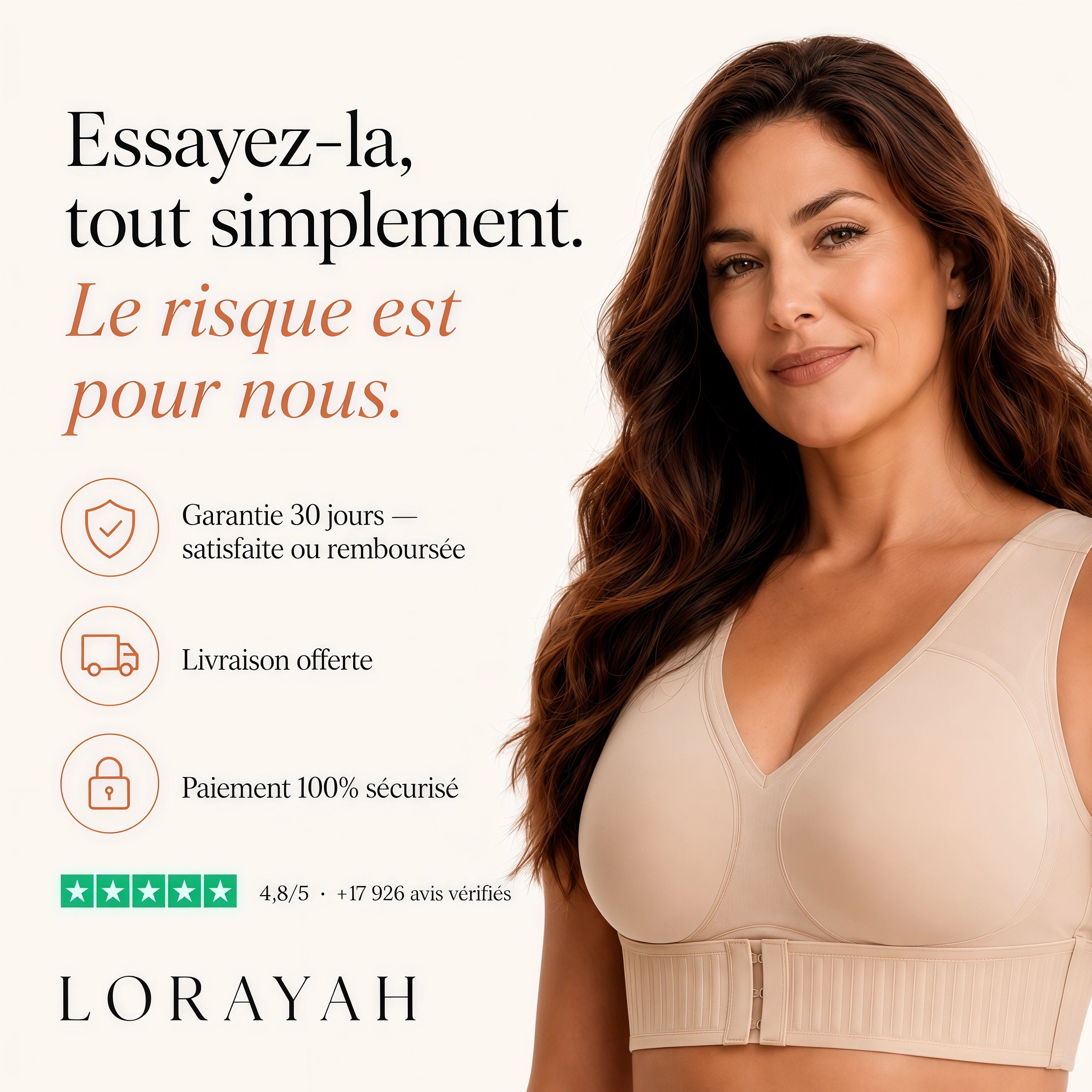 LORAYAH - Redressez votre posture en galbant votre poitrine.